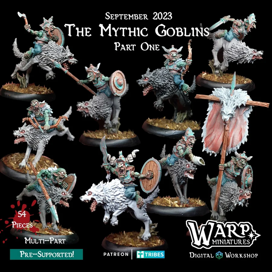 Warp Miniatures - 2023-09 - Mithic Goblins 1