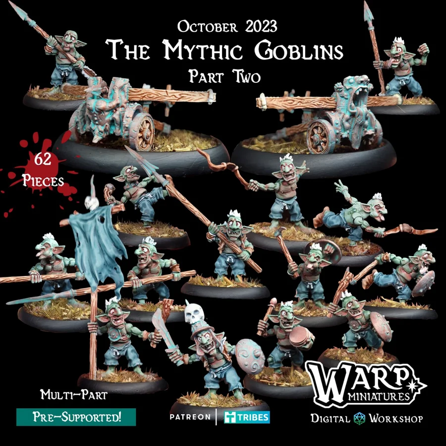 Warp Miniatures - 2023-10 - Mithic Goblins 2