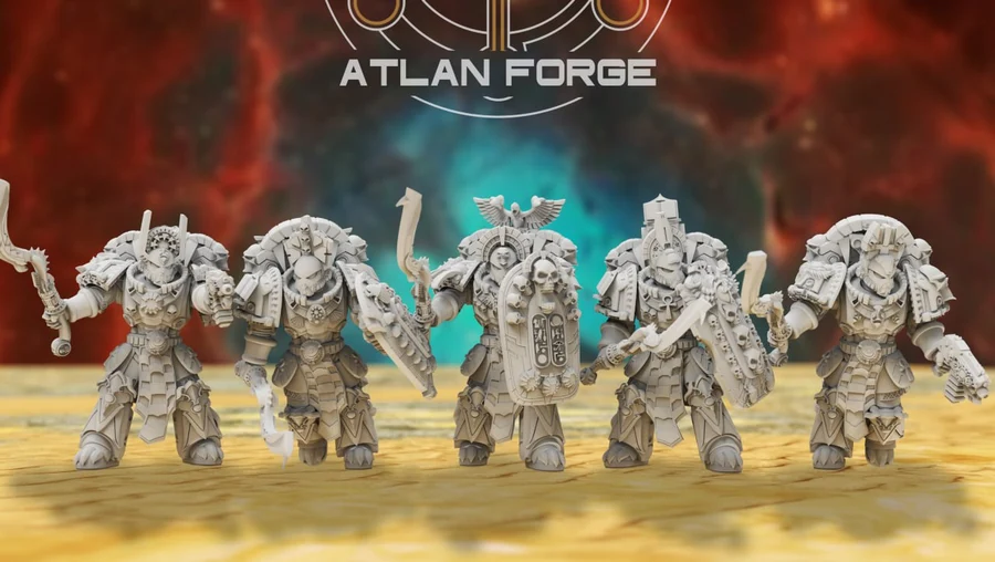 Atlan Forge Aegyptian - Shield Guard