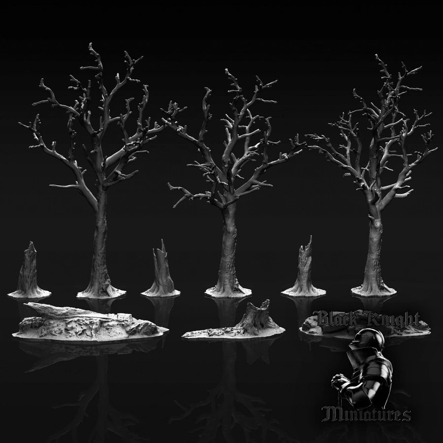 Black Knight Miniatures - Lithuanian forest terrian