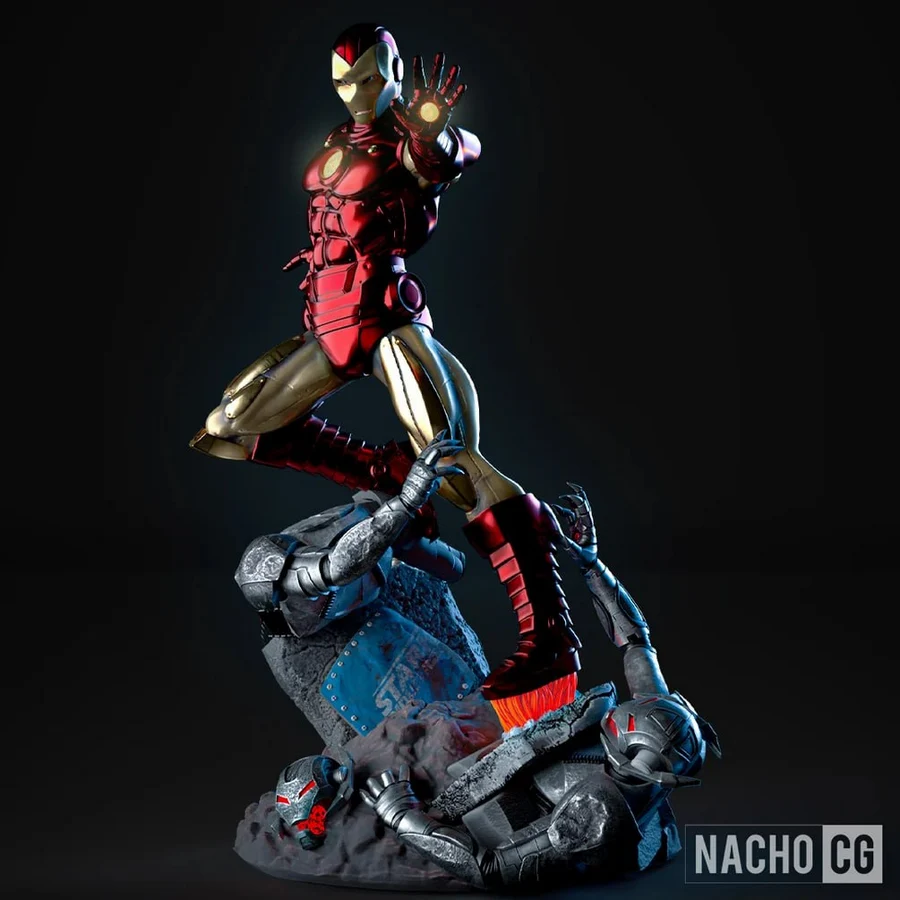 Classic Iron Man - Statue