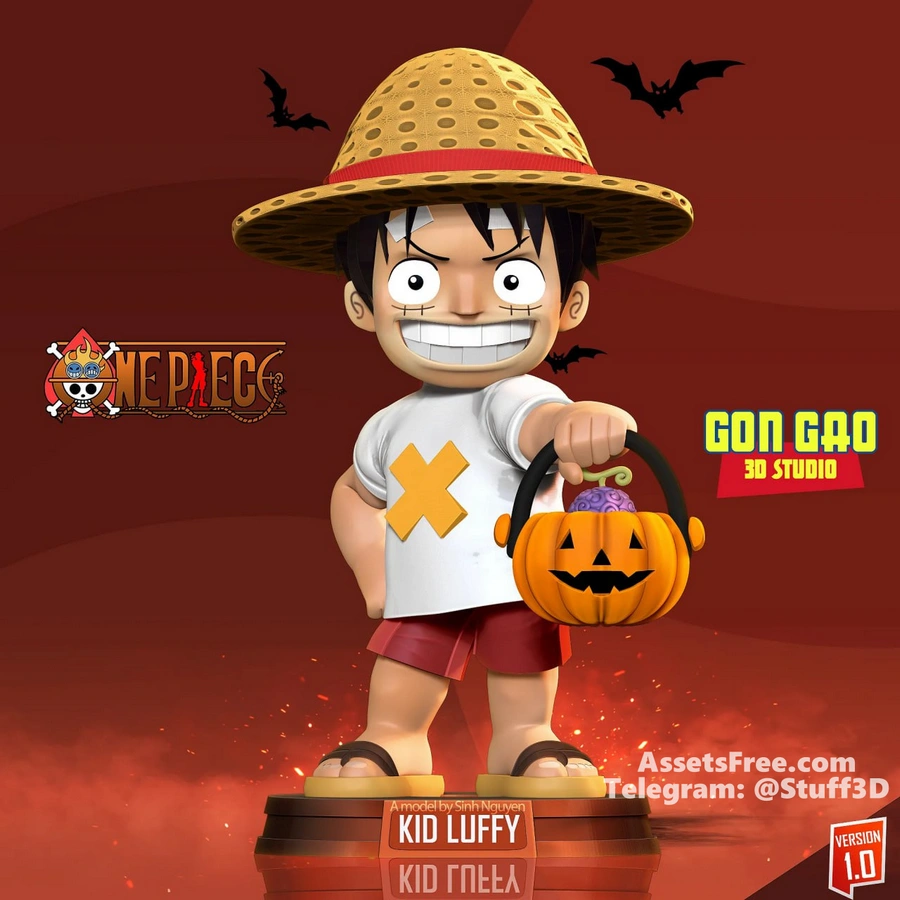 Kid Luffy Halloween