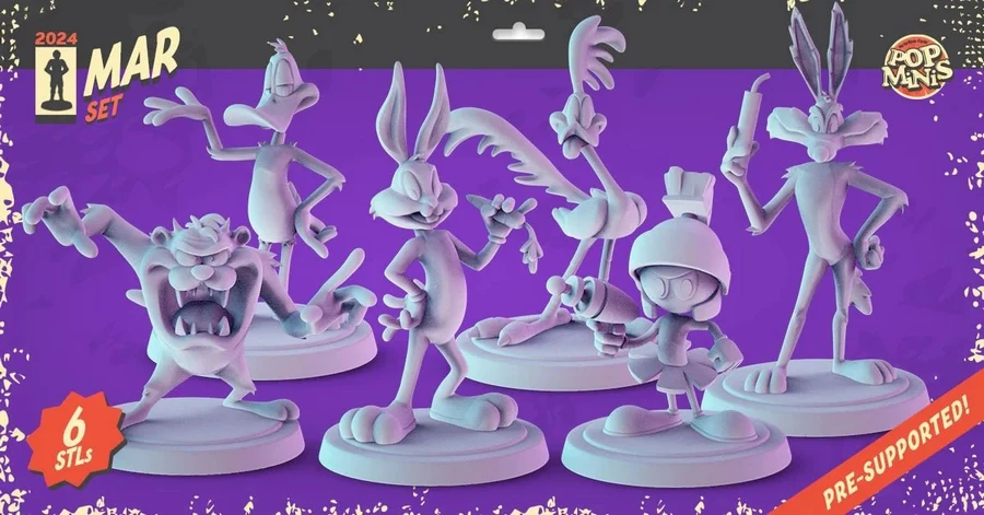 Pop Minis- Looney Toons Set 1- Marzo 2024