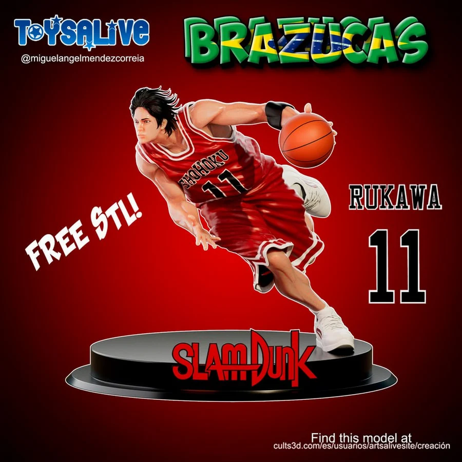 Rukawa slam dunk player