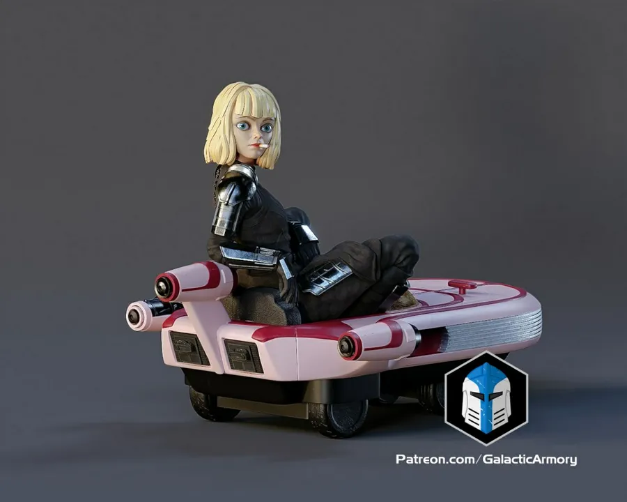 Shin Hati Figure - Riding Speeders Burning Heaters V2