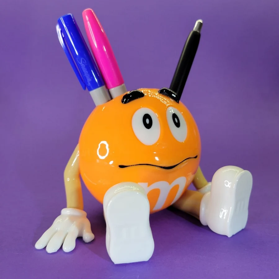 M&M's pen holder