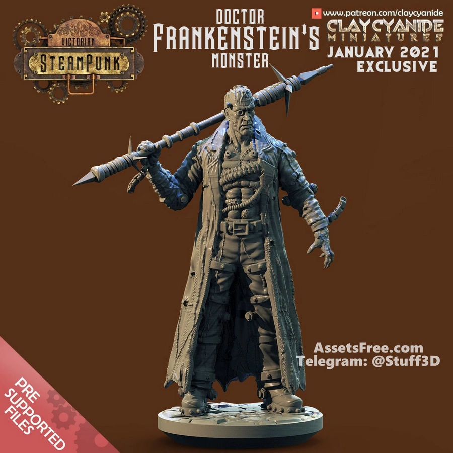 Victorian - Steam Punk - Dr Frankensteins Monster