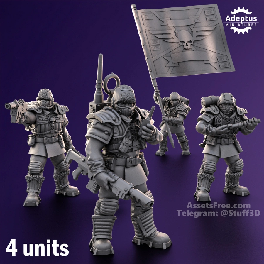 Command squad - Stormworn Troops A