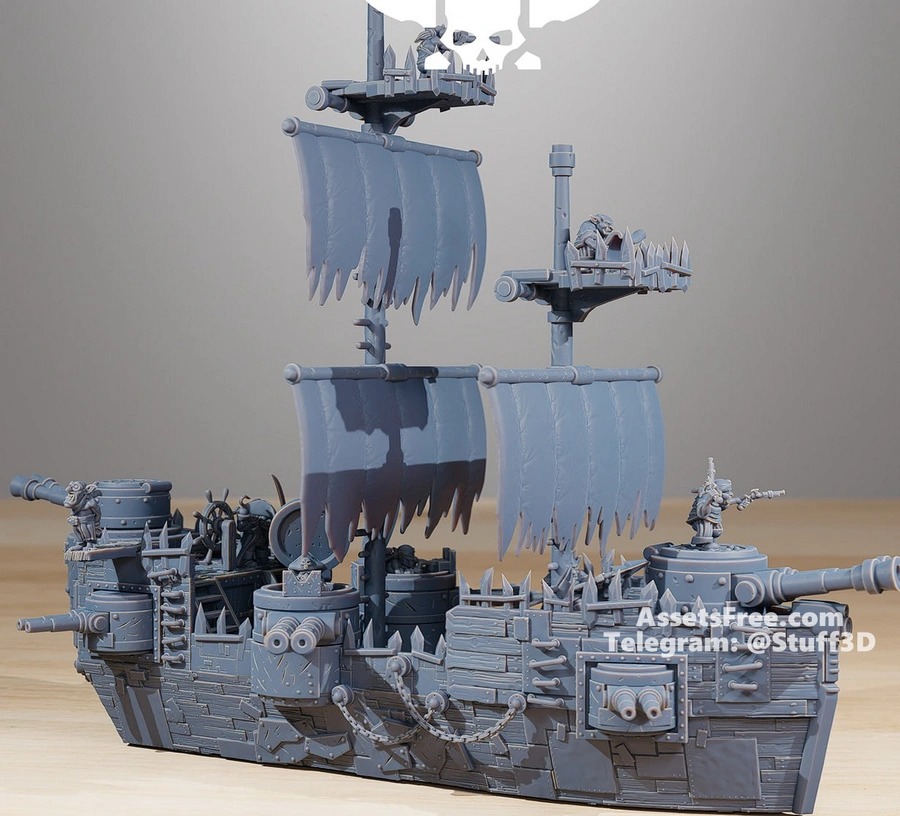 Gobs Pearl Battle Ship