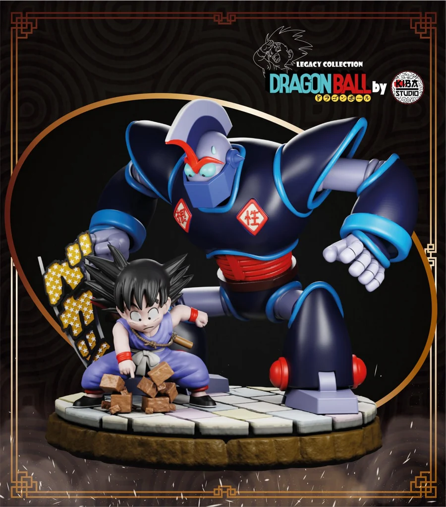 Goku And Robot Oolong