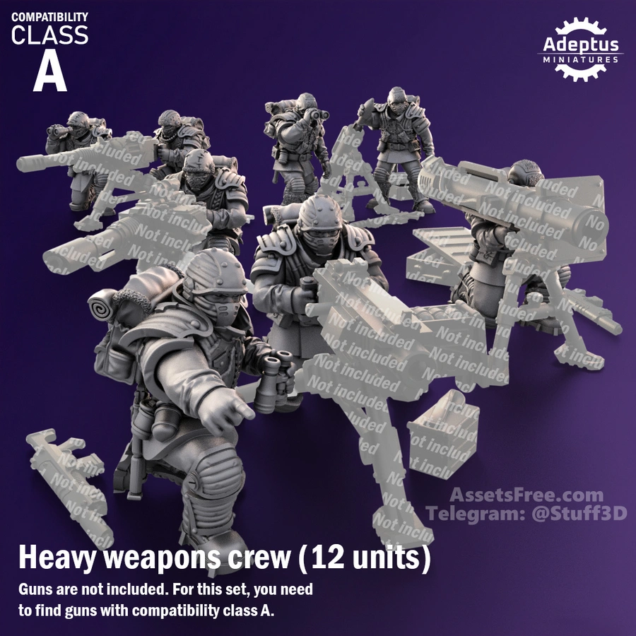 Heavy weapons - Team Stormworn Troops