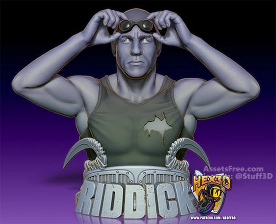 Riddick Bust