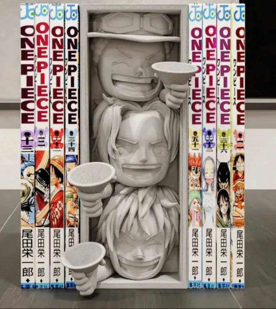 Luffy Ace Sabo Book Nook