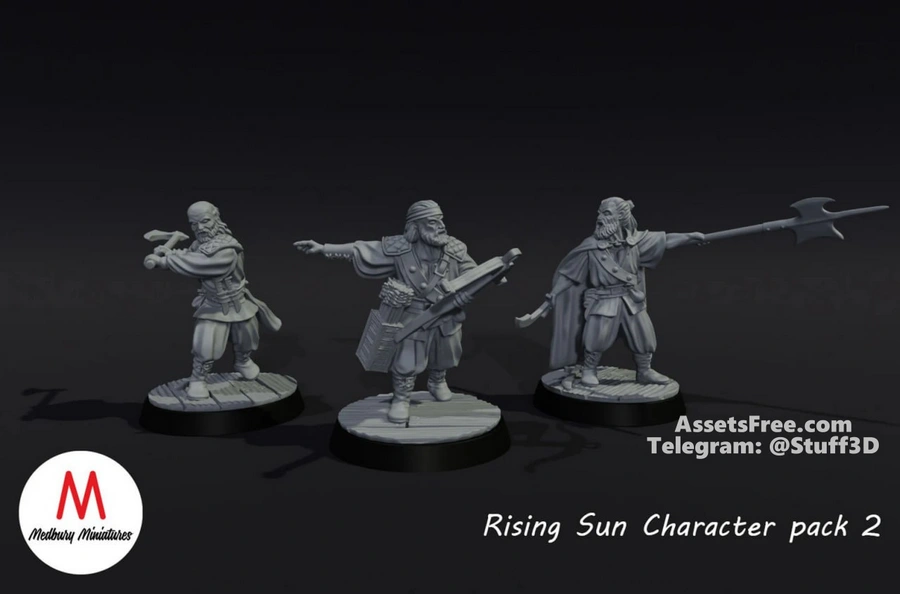 Medbury Fantasy - Rising Sun Pirates - Character Pack 2