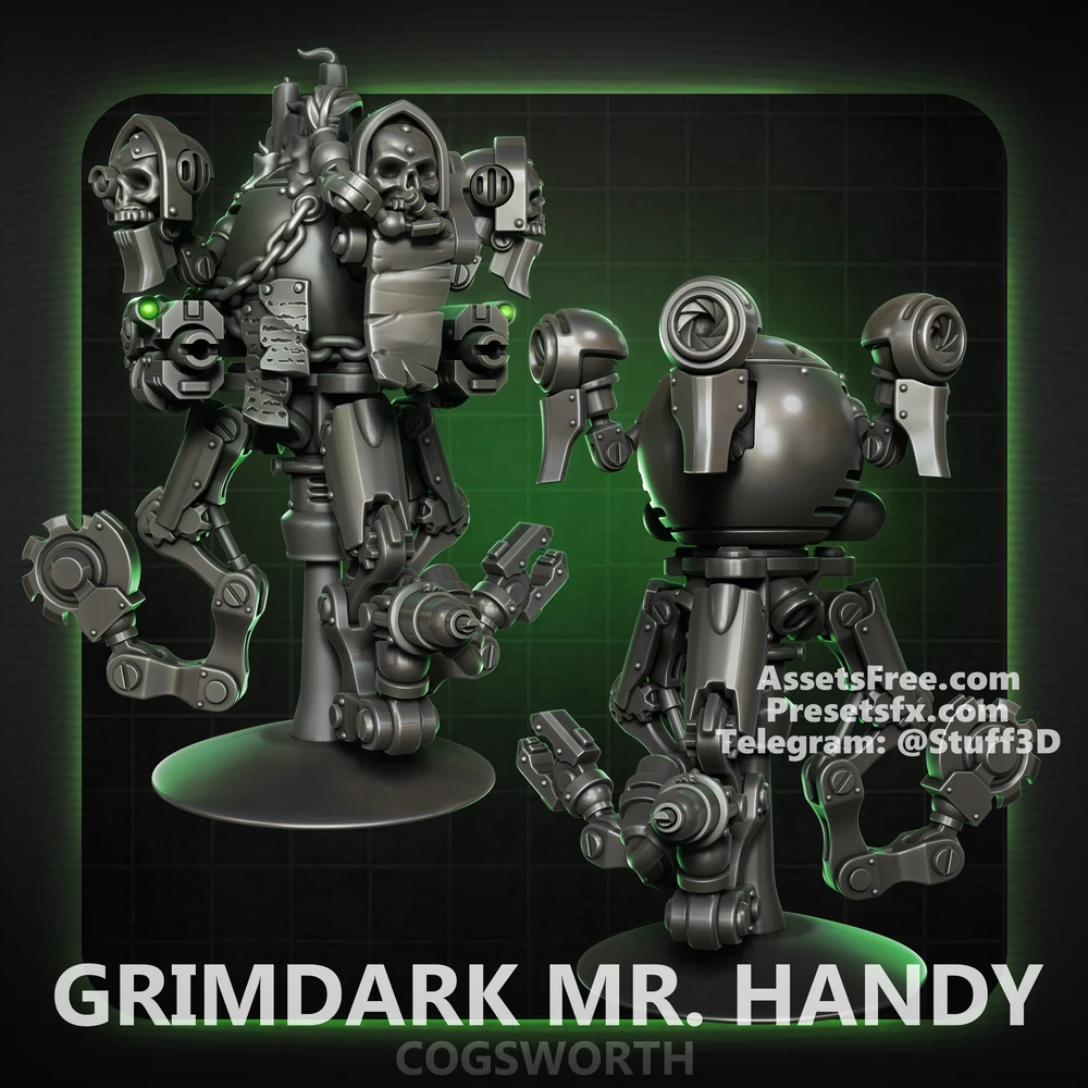 NAPKING - GRIMDARK - MR.HANDY COGSWORTH