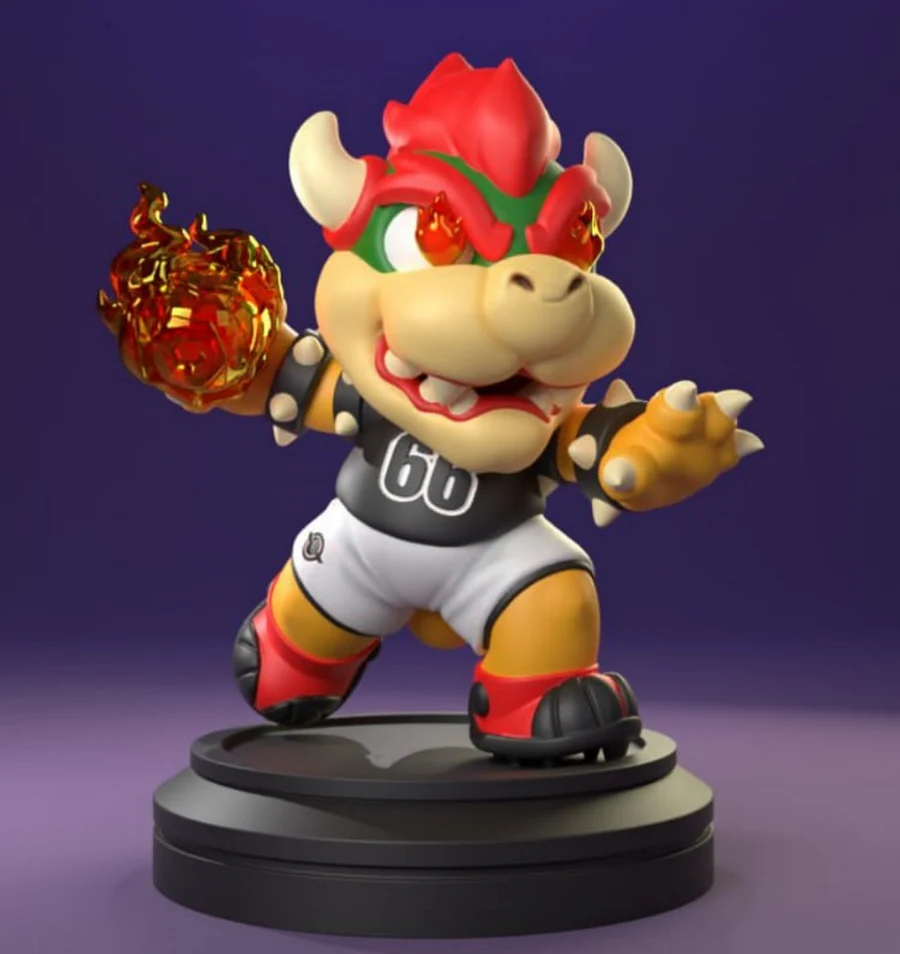 Chibi Striker Bowser