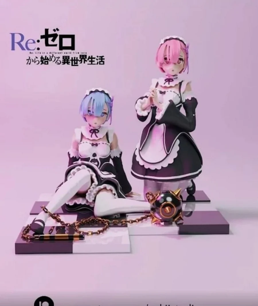 Re-zero Rem and Ram