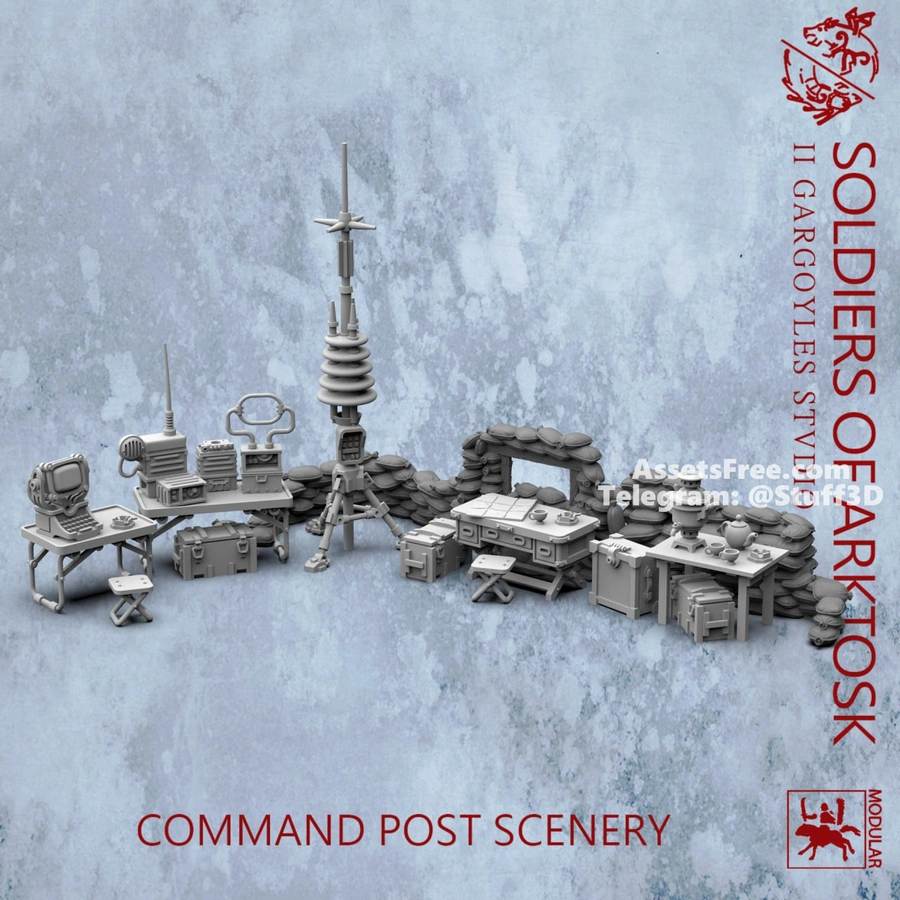 Soldiers of Arktosk - Command Post Scenery