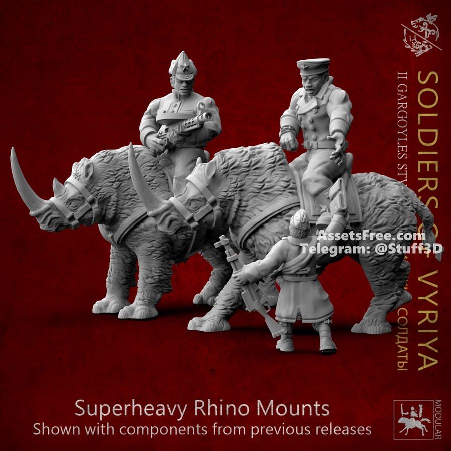 Soldiers of Vyriya - Superheavy Rhinos