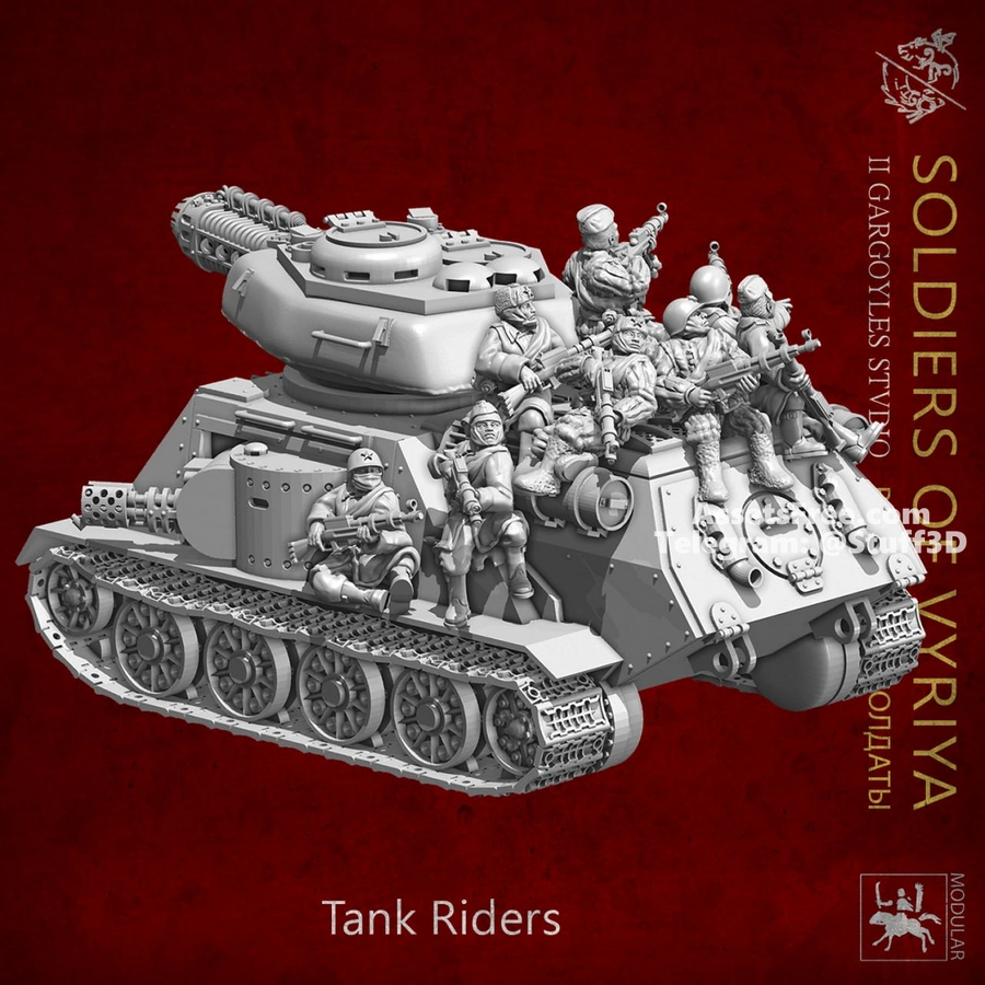 Soldiers of Vyriya - Tank Rider Legs