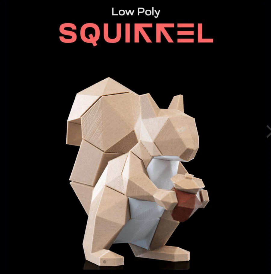 Low Poly Squirrel