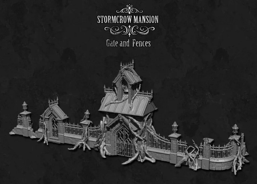 Stormcrow Mansion - Stretch Goal - Gate Fences