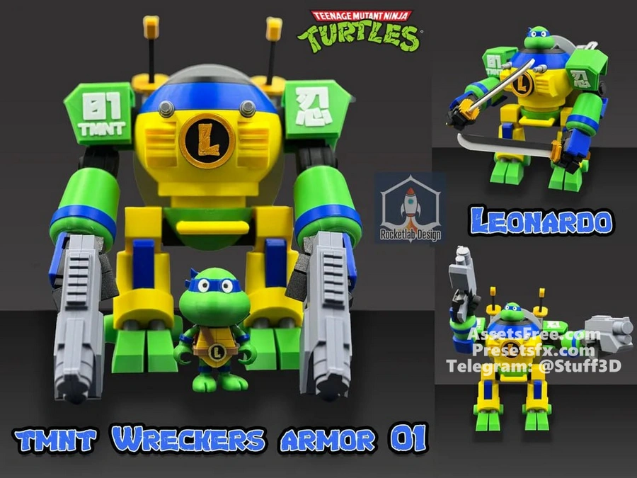 TMNT Wreckers Armor - Leonardo