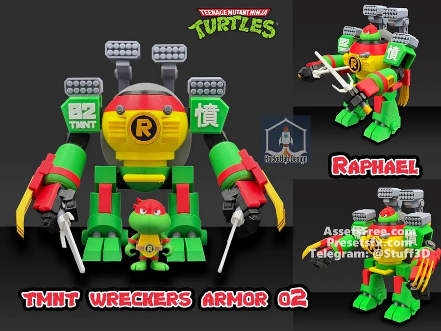 TMNT Wreckers Armor - Raphael