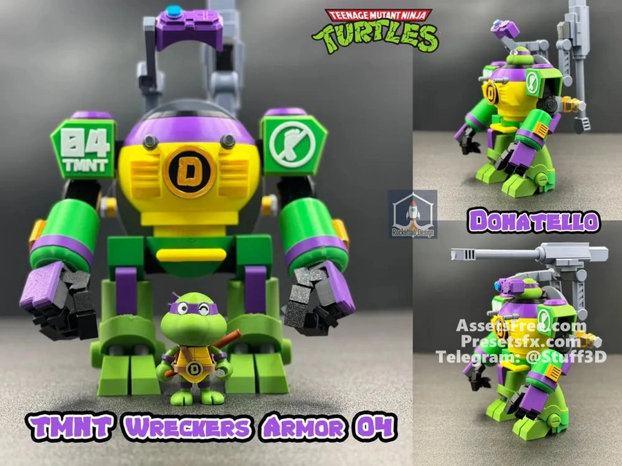 TMNT Wreckers Armor - Donatello