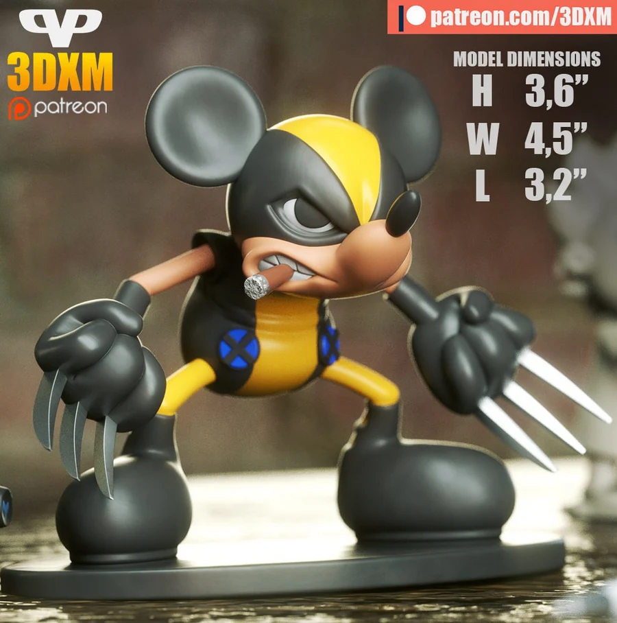 Wolverine Mickey Chibi