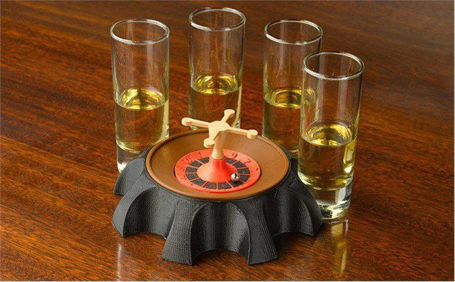 Tabletop shot roulette