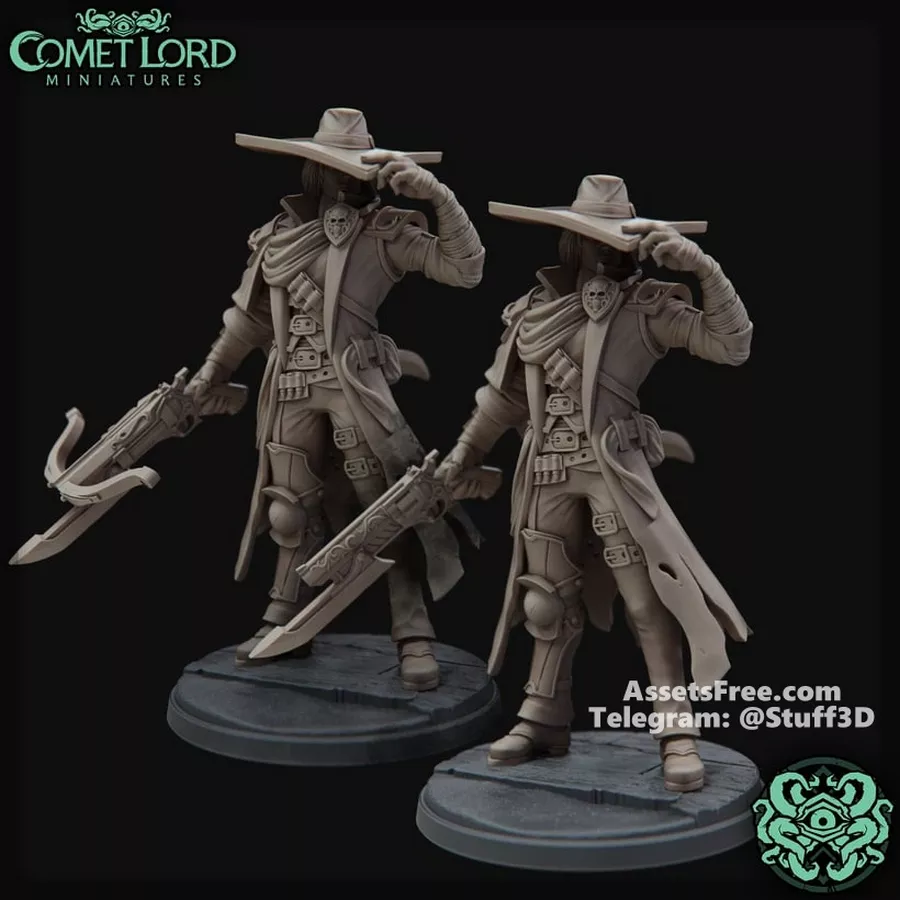 Comet Lord Minis - Judge - Gunslinger Blood Hunter