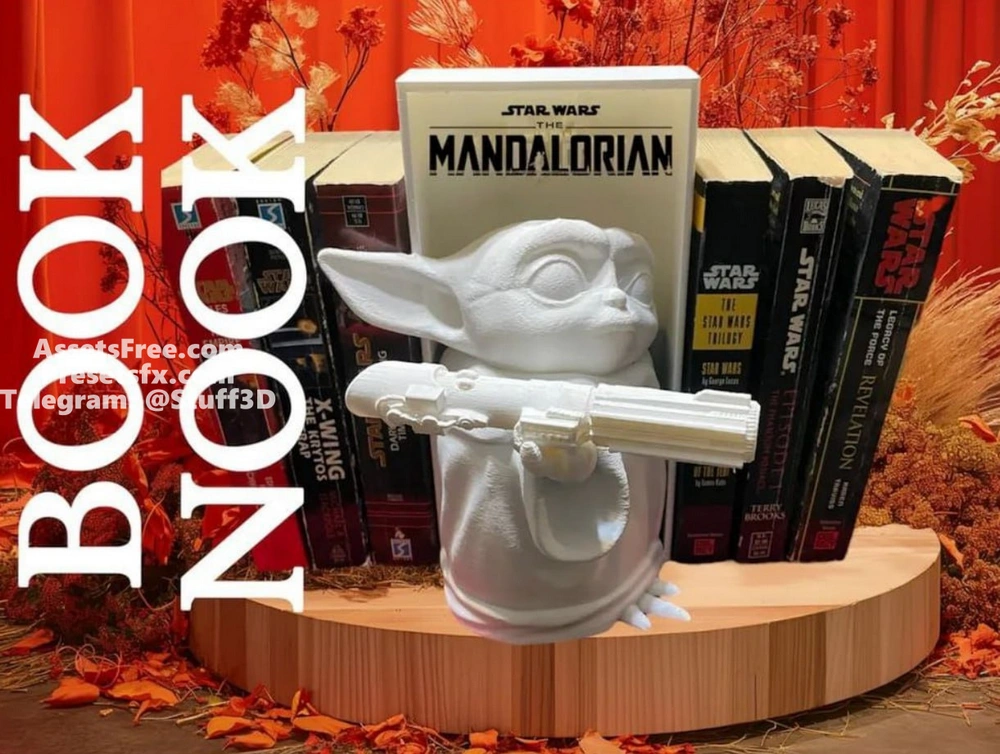 Grogu Mandalorian Book Nook