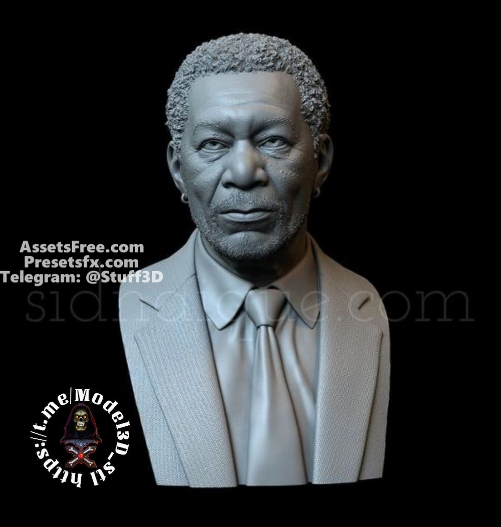 Morgan Freeman Bust