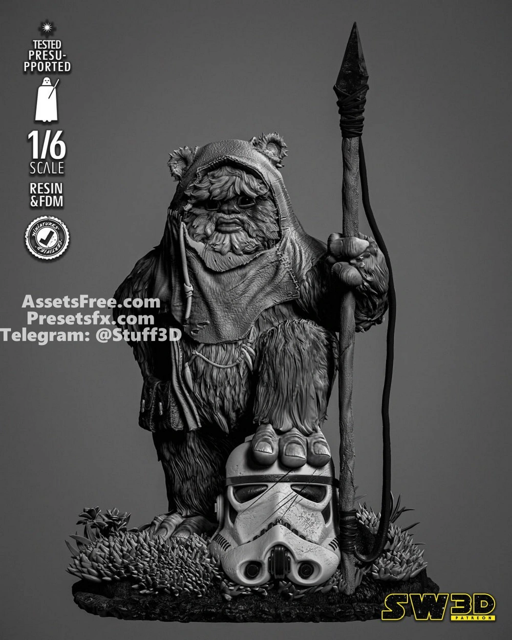 Ewok 1 Sculpture