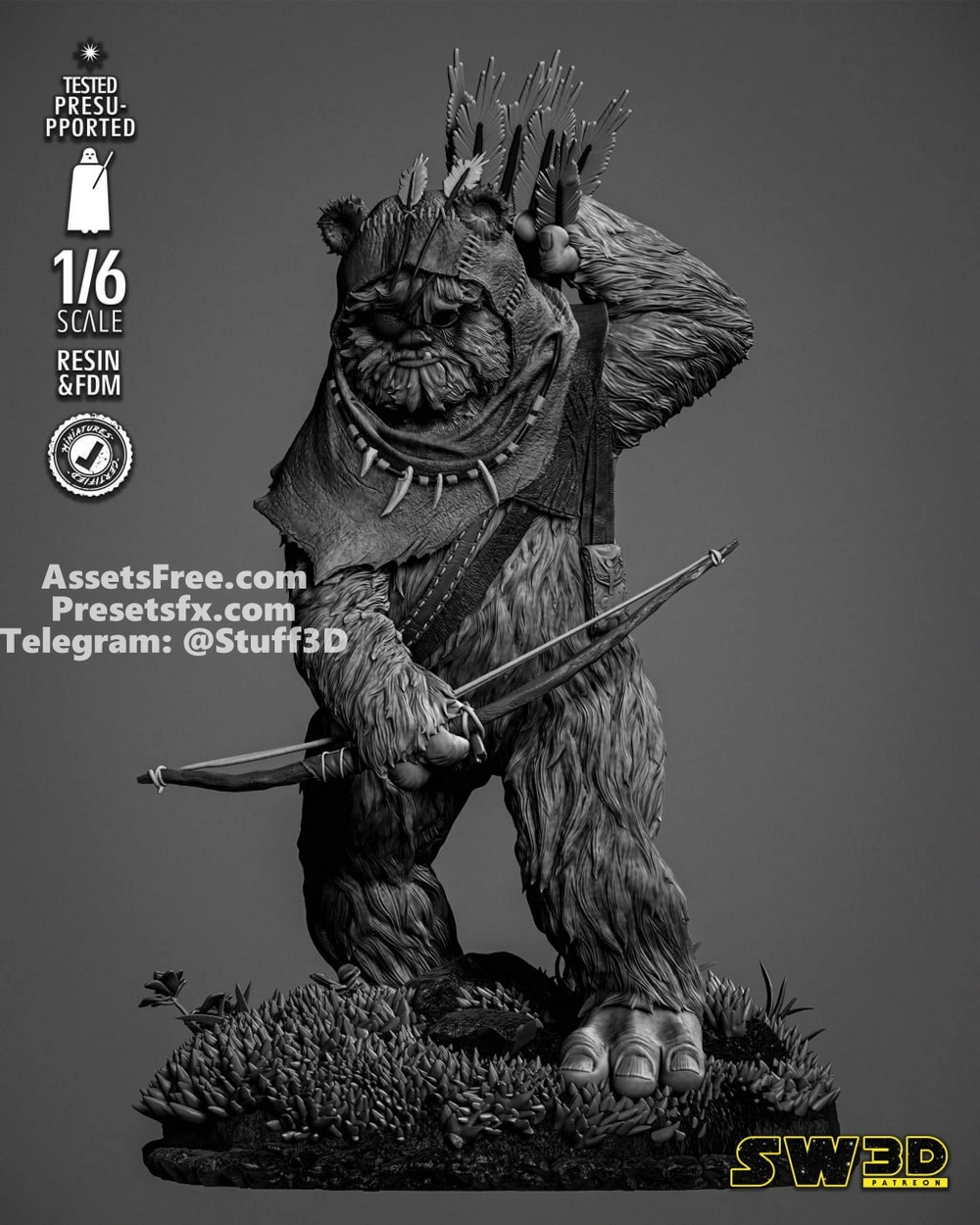 Ewok 2 Sculpture