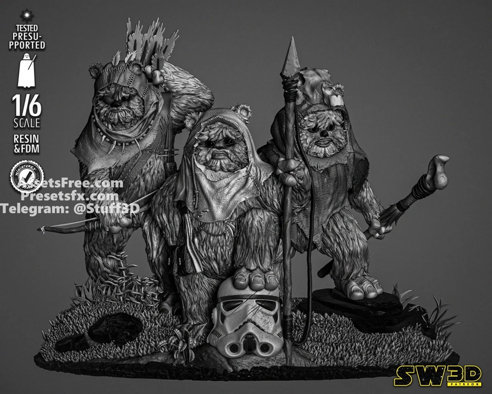 Ewoks Diorama