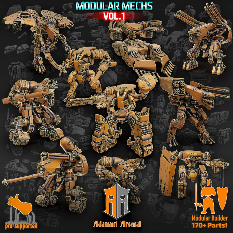 Adamant Arsenal – Modular Mechs Vol 1