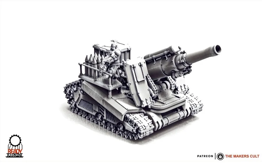 Cyberzerker Mobile Artillery Plattform