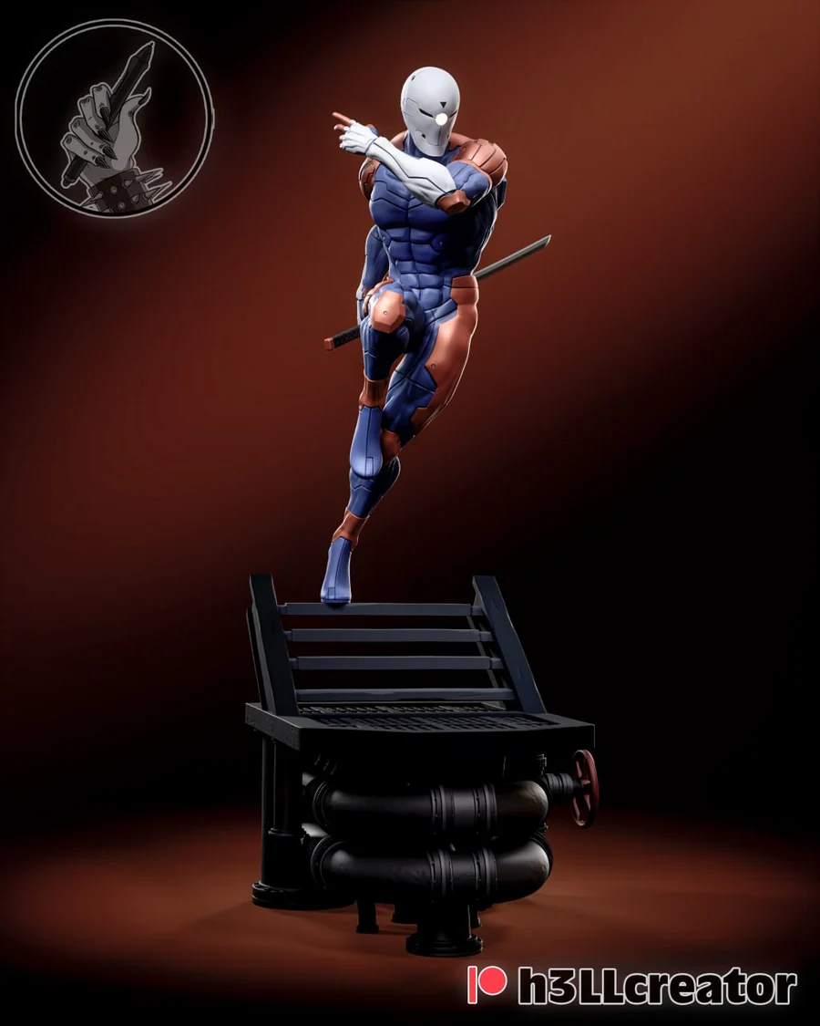 Gray Fox Sculpture and Bust