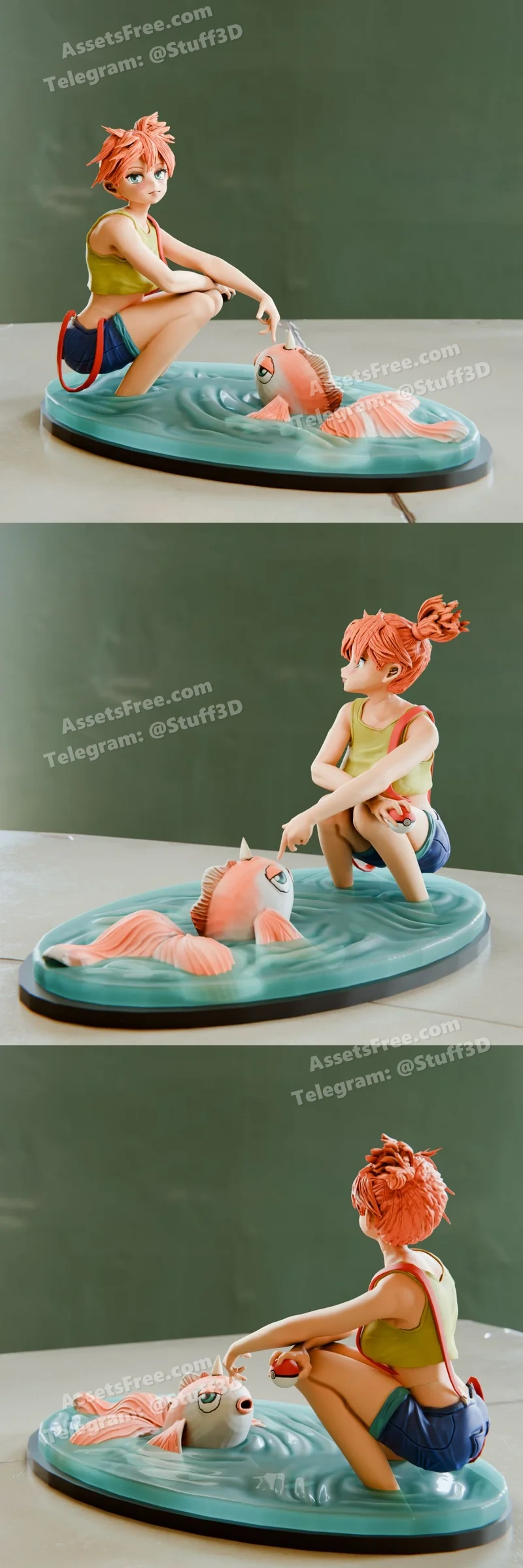 Misty and Goldeen – Pokemon