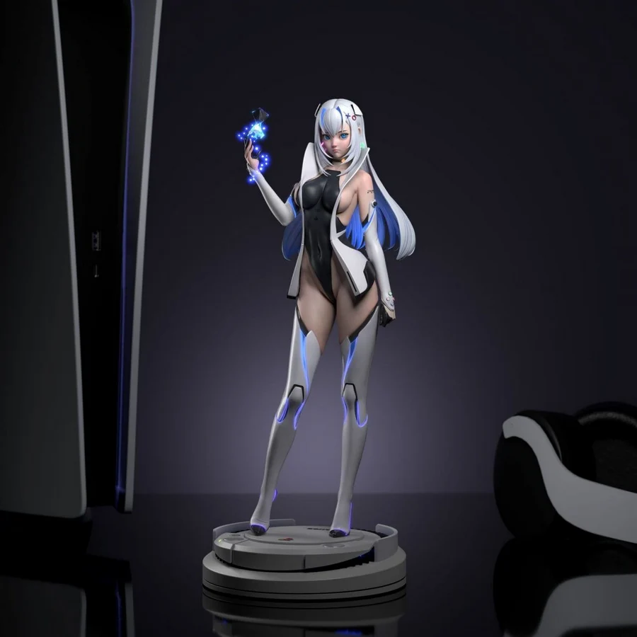 Chan by Mechamania – PS5 Waifu 😍