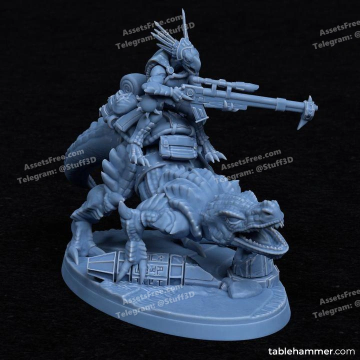 Raider on Croc