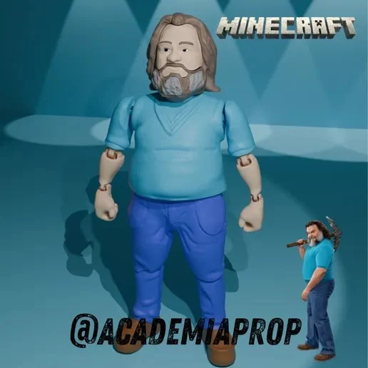 Steve – Jack Black (Minecraft Movie)