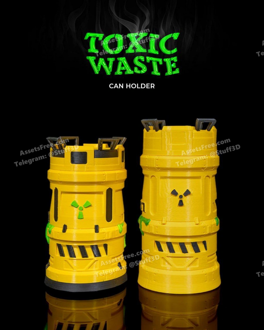 Toxic Waste Can Holder
