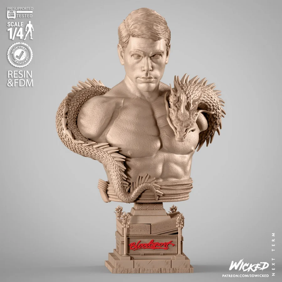 Frank Dux Portrait Bust