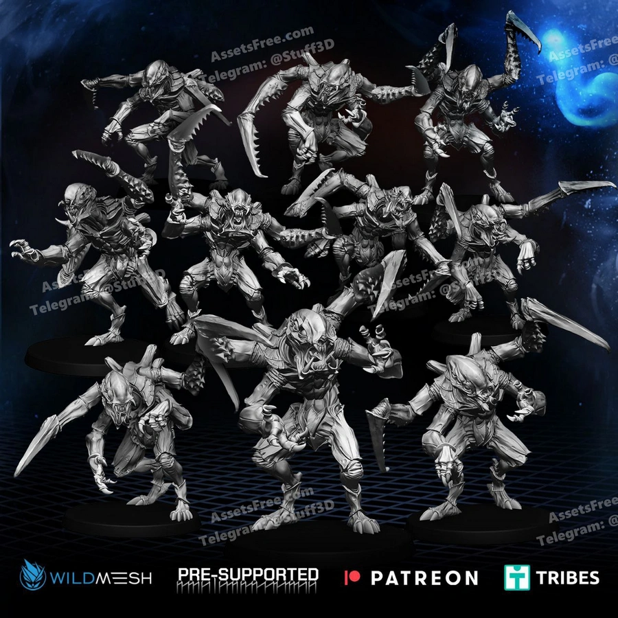 Wildmesh – Hive Abductors (Genestealers)