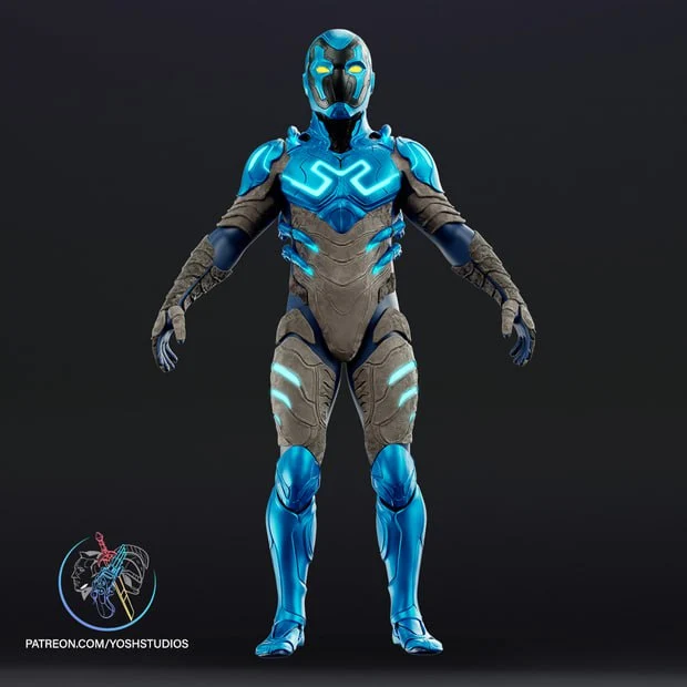 Full Blue Beetle Costume