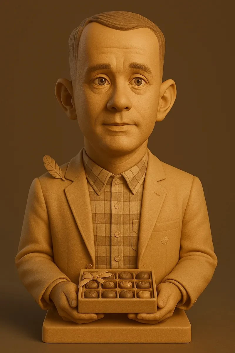 Forrest Gump – 3D Printable Model 🏃‍♂️🍫