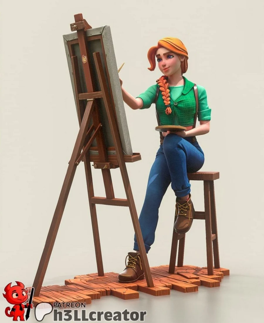 Leah from Stardew Valley